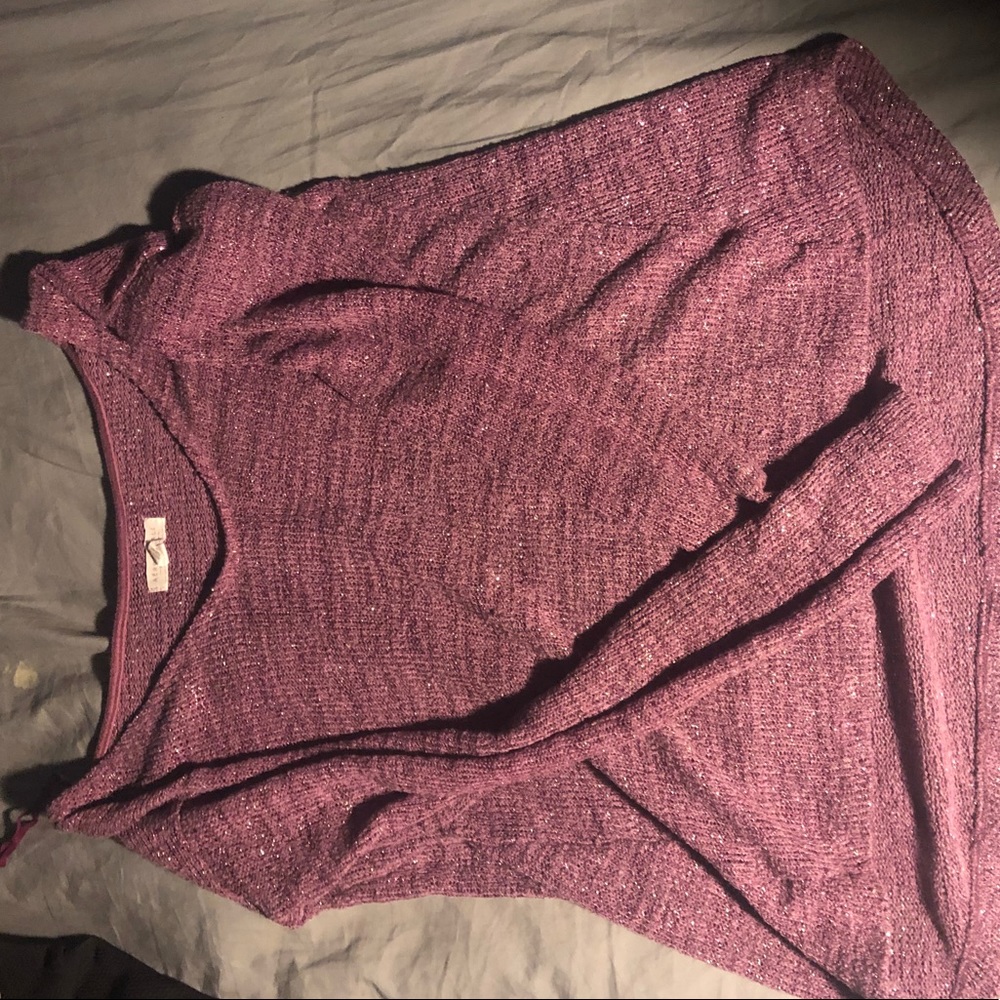 Aeropostale purple sweater